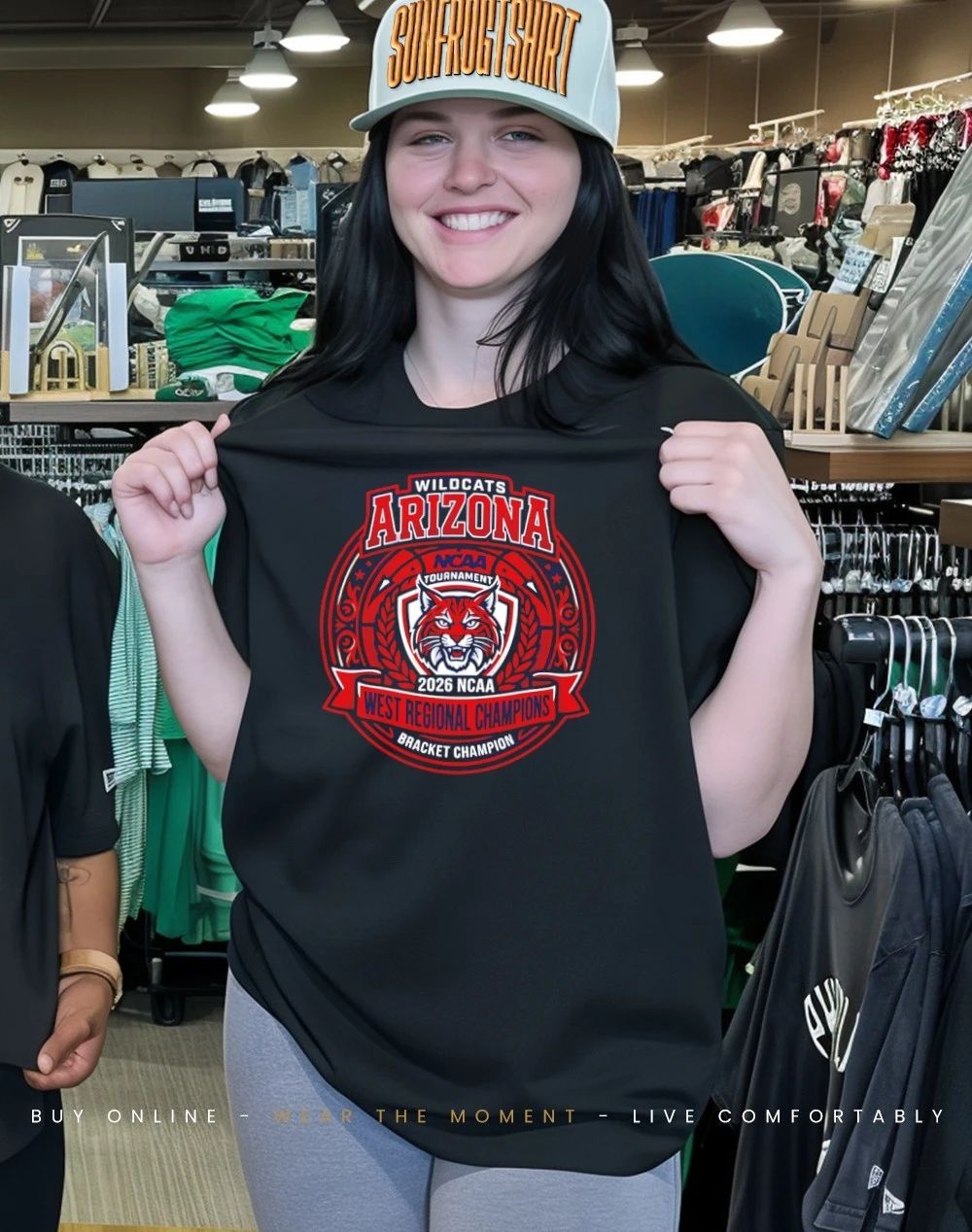 Arizona Wildcats 2026 West Regional Champions NCAA Tournament Badge shirt