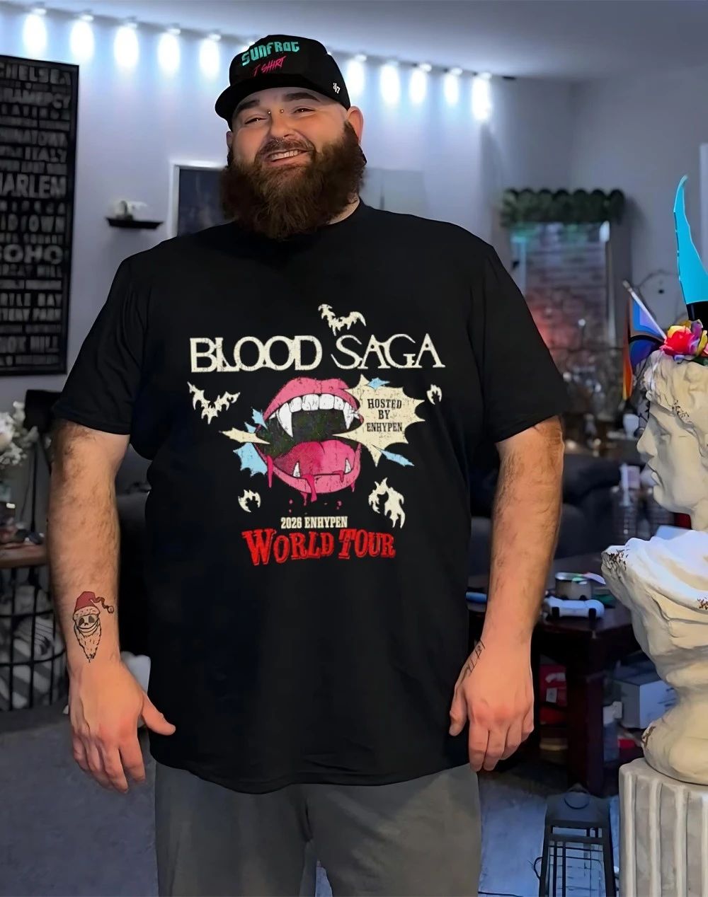 Enhypen Blood Saga World Tour Shirt