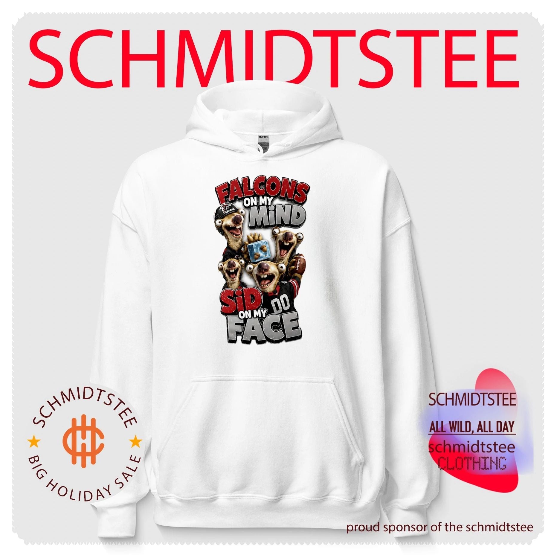 Atlanta Falcons on my Mind Sid On My Face shirt