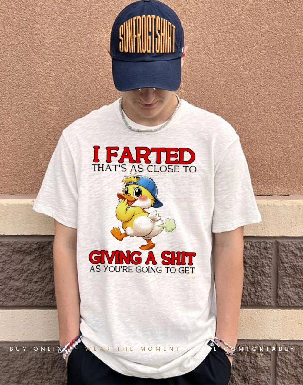 Duck I farted that’s as close to giving a shit as you’re going to get humor shirt