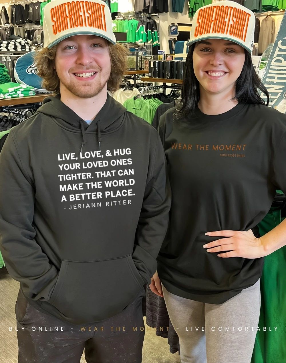 Jeriann Ritter Live Love And Hug Your Loved Ones Tighter shirt