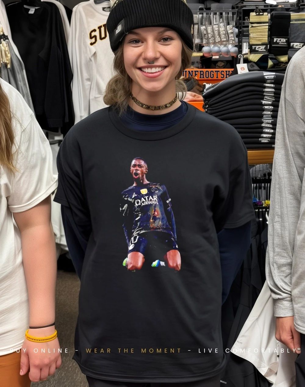 Ousmane Dembélé Paris Saint-Germain celebration 2026 shirt