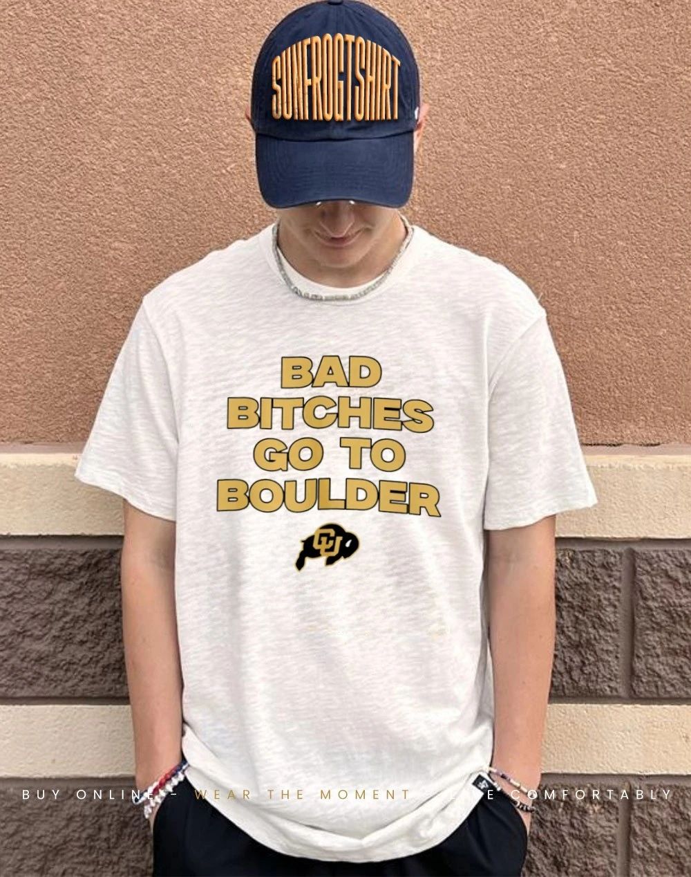 Colorado Buffaloes Bad Bitches go to Boulder logo shirt