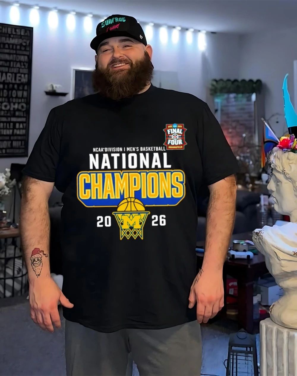 Michigan Basketball 2026 NCAA Divisionn I Men’s Basketball National Champions shirt
