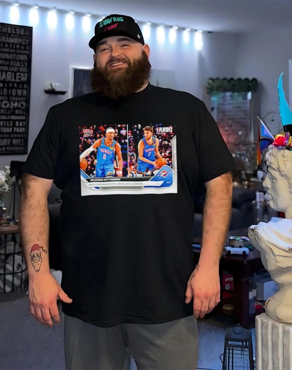 City Thunder Thunder 2025 26 NBA Topps NOW Trading Card Shirt