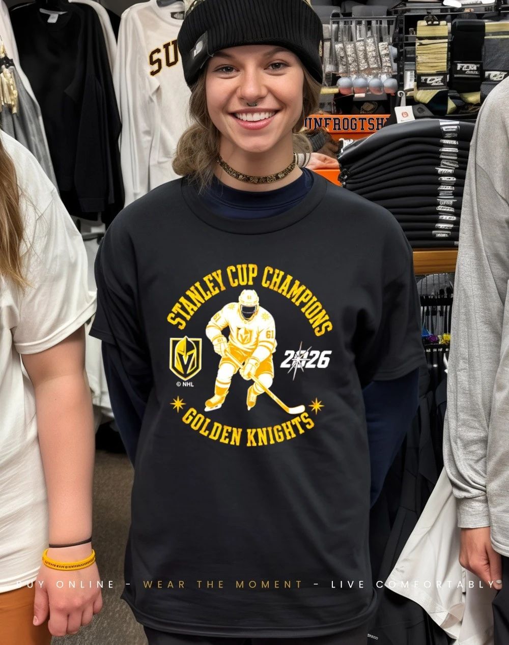 Vegas Golden Knights Stanley Cup Champions 2026 graphic shirt