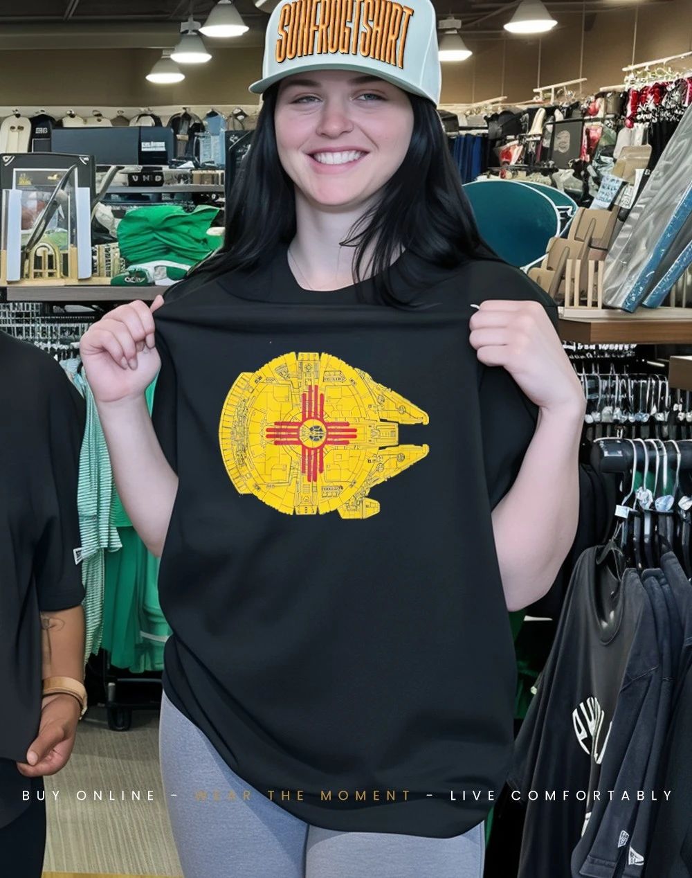 New Mexico Flag Millennium Falcon Shirt