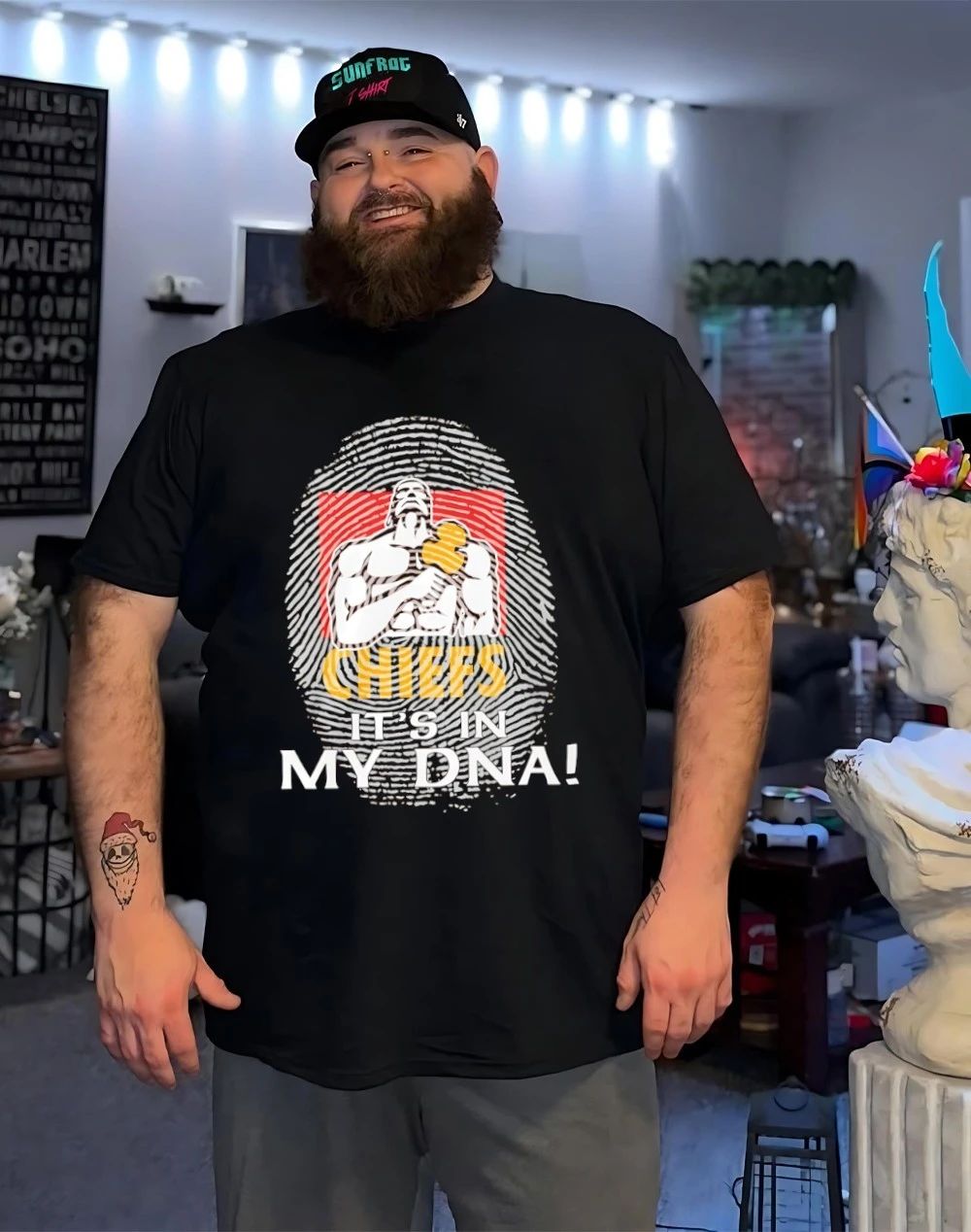 Chiefs Super Rugby it’s in my DNA fingerprint shirt