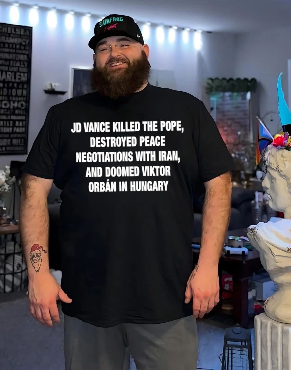 Jd Vance killed the Pope destroyed peace negotiations with Iran and doomed Viktor Orban in hungary shirt
