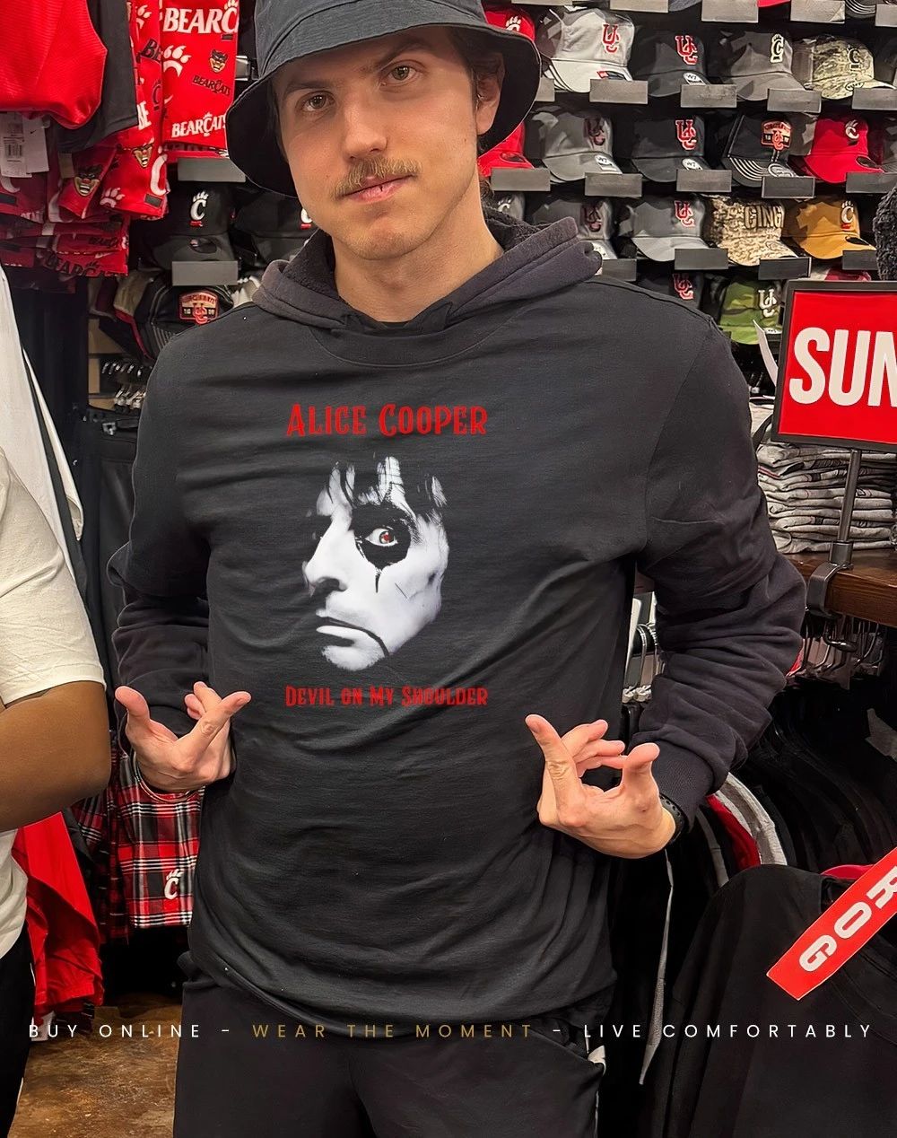 Alice Cooper Devil on My Shoulder shirt