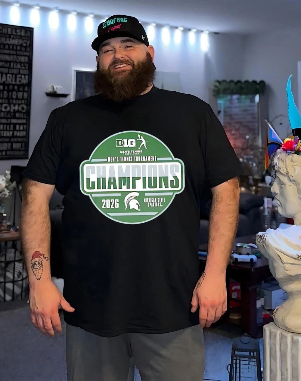 Michigan State Spartans 84 2026 Big Ten Men’s Tennis Tournament Champions Locker Room shirt