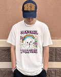 Cock and Ball Torture Dog rainbow graphic shirt