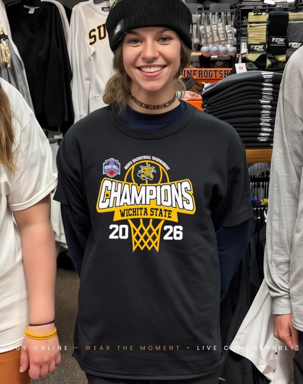 Wichita State Shockers 2026 American Conference Men’s Basketball Tournament Champions Shirt