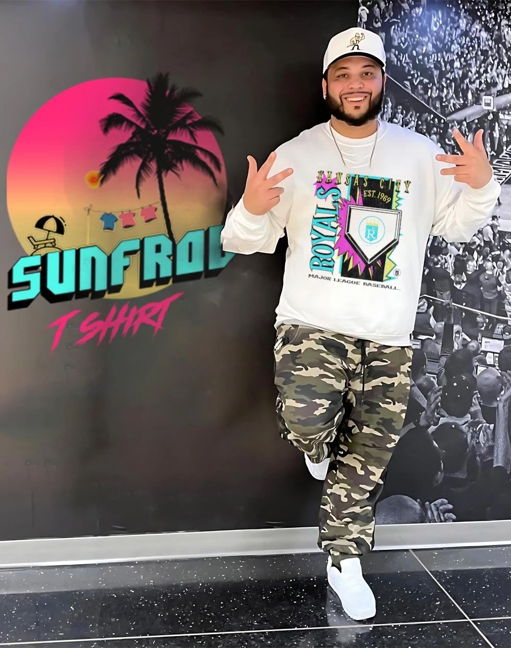 Kansas City Royals MLB Cooperstown Neon Field Shock shirt