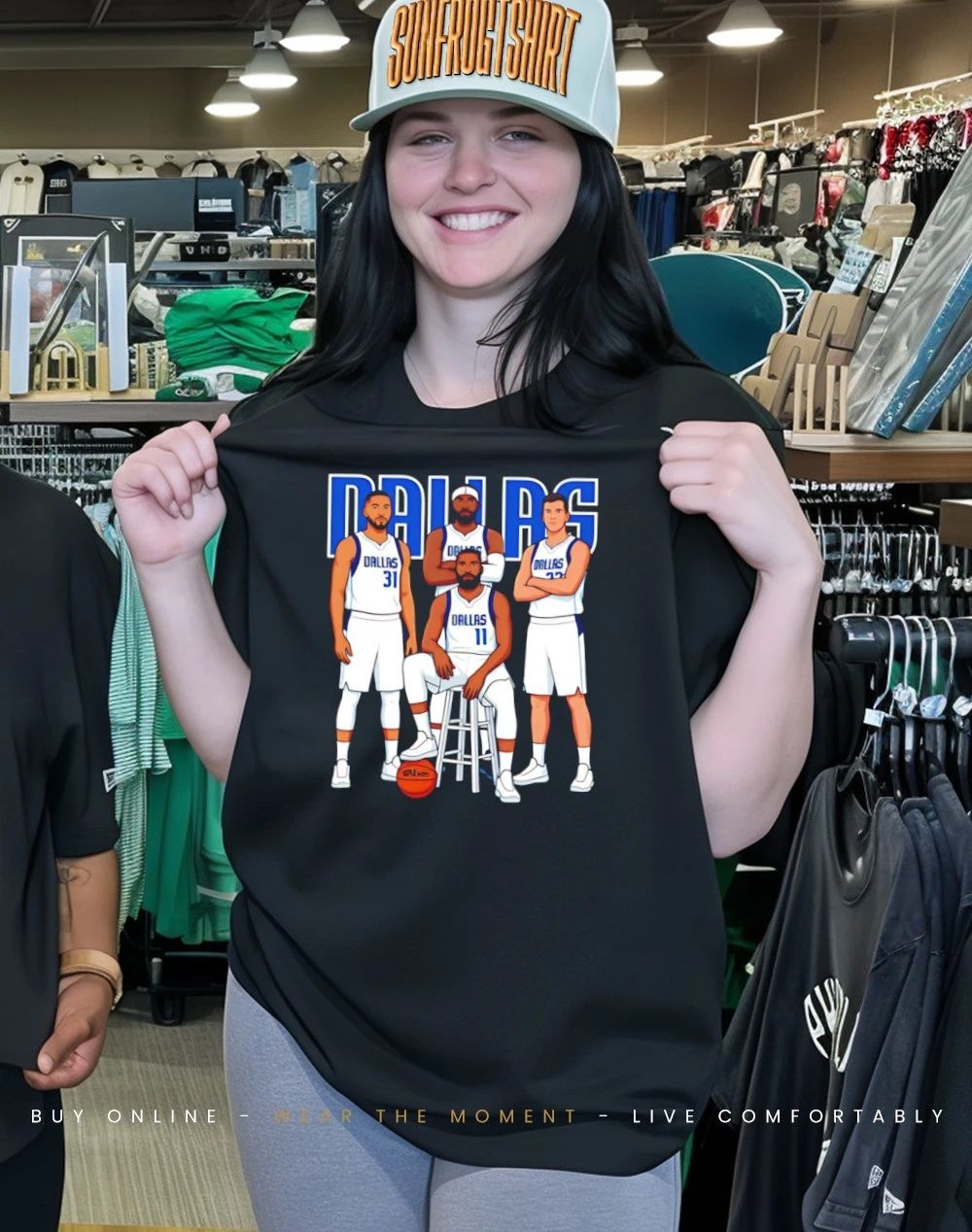 Dallas Mavericks Basketball Team player collage 2026 shirt