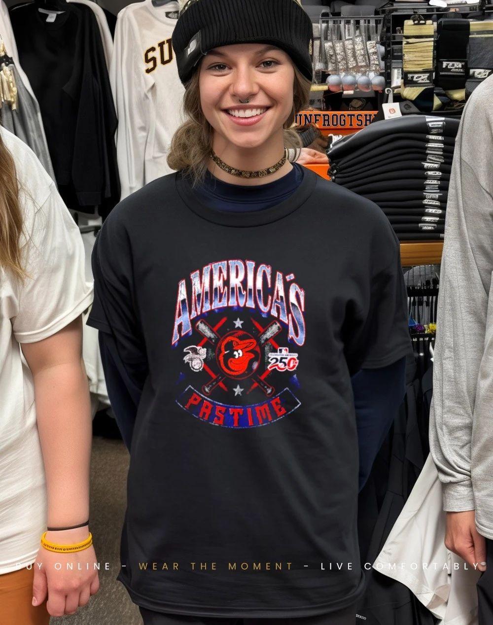 Baltimore Orioles x America’s Fastime Americana shirt
