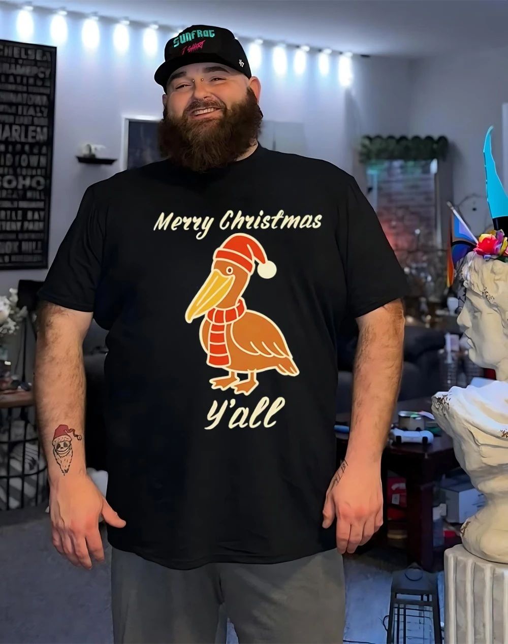 Pelican merry Christmas y’all shirt