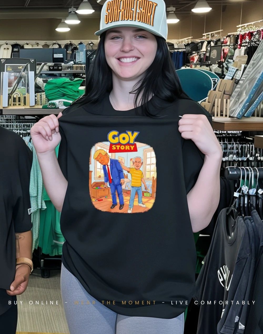 Benjamin Netanyahu and Donald Trump Goy Story shirt