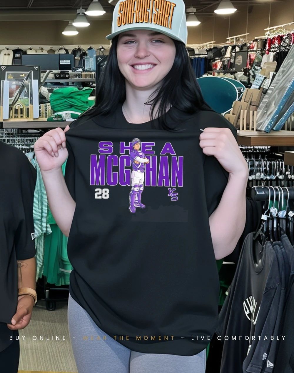 Shea McGahan 28 Kansas State Wildcats baseball shirt