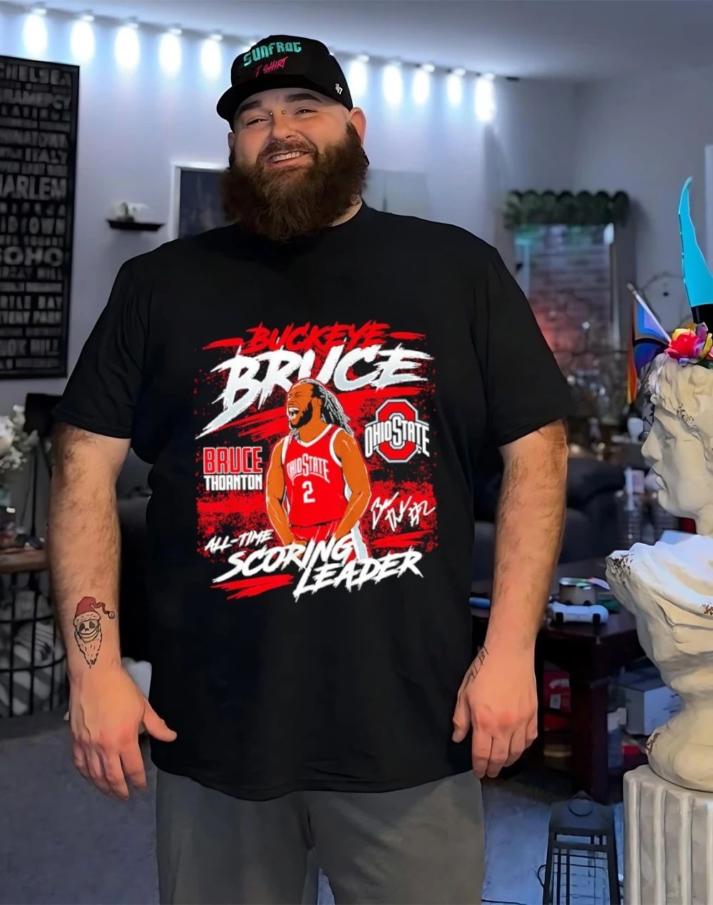 Ohio State Basketball Bruce Thornton All-Time Leading Scorer signature shirt