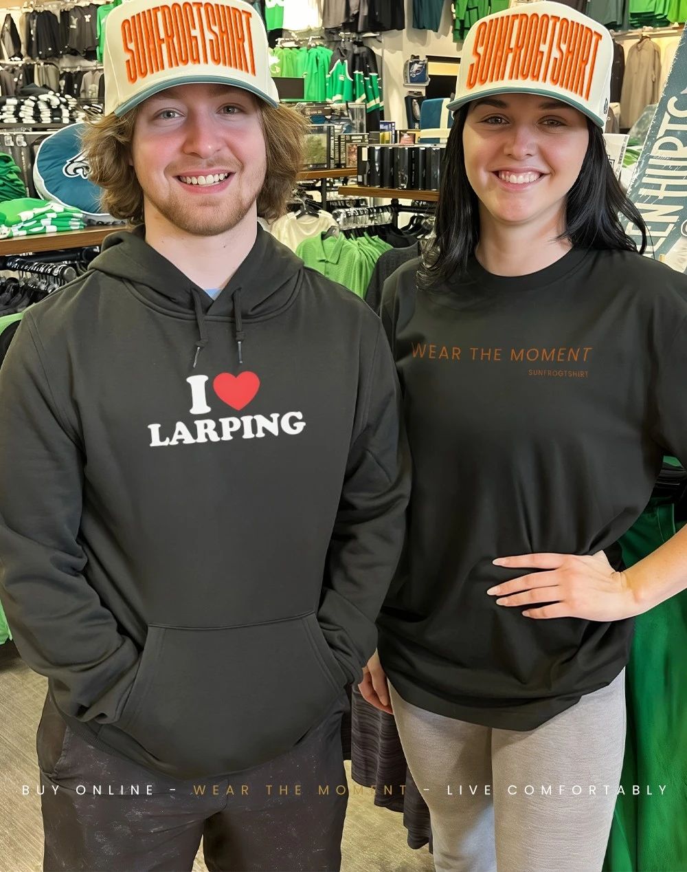 I love larping heart shirt