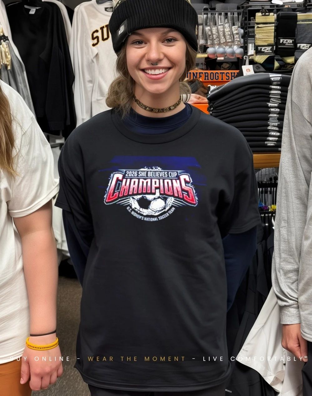 US Women’s National Soccer Team 2026 She Believes Cup Champions shirt