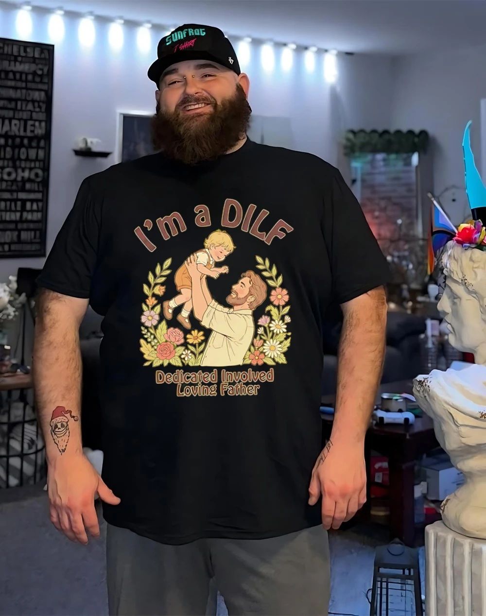 I am a DILF dedicated involved loving father shirt