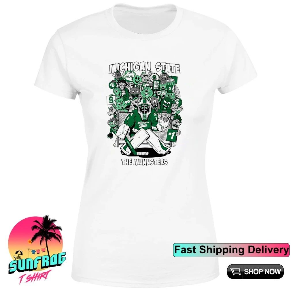 Michigan State Spartans The Munnsters caricature shirt