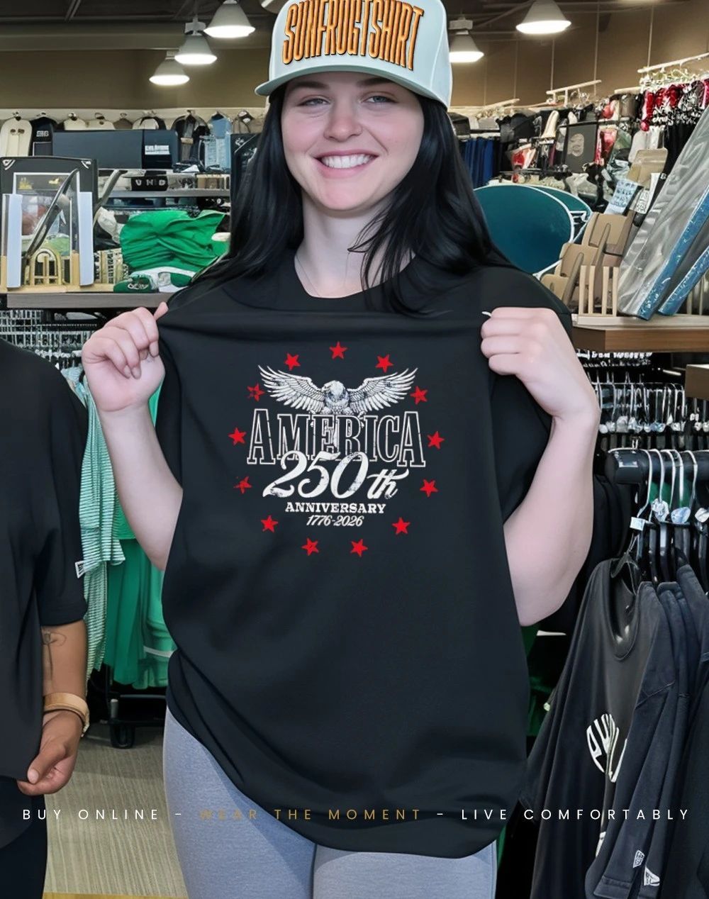 America 250 Anniversary 1776 2026 Eagle Stars shirt