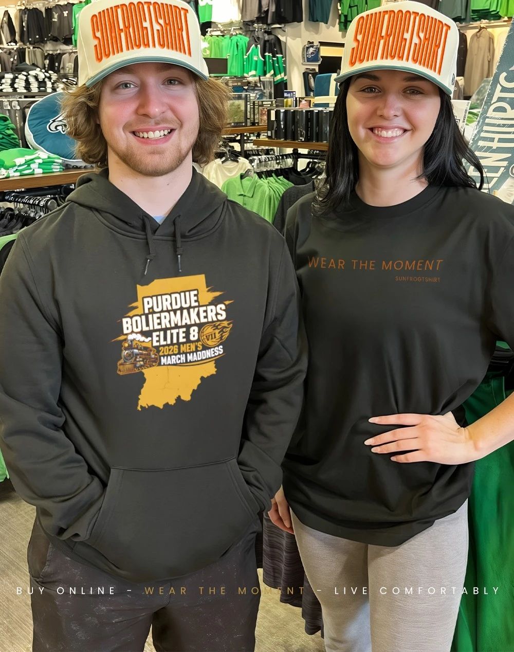 Purdue Boilermakers 2026 Men’s March Madness Elite 8 State shirt