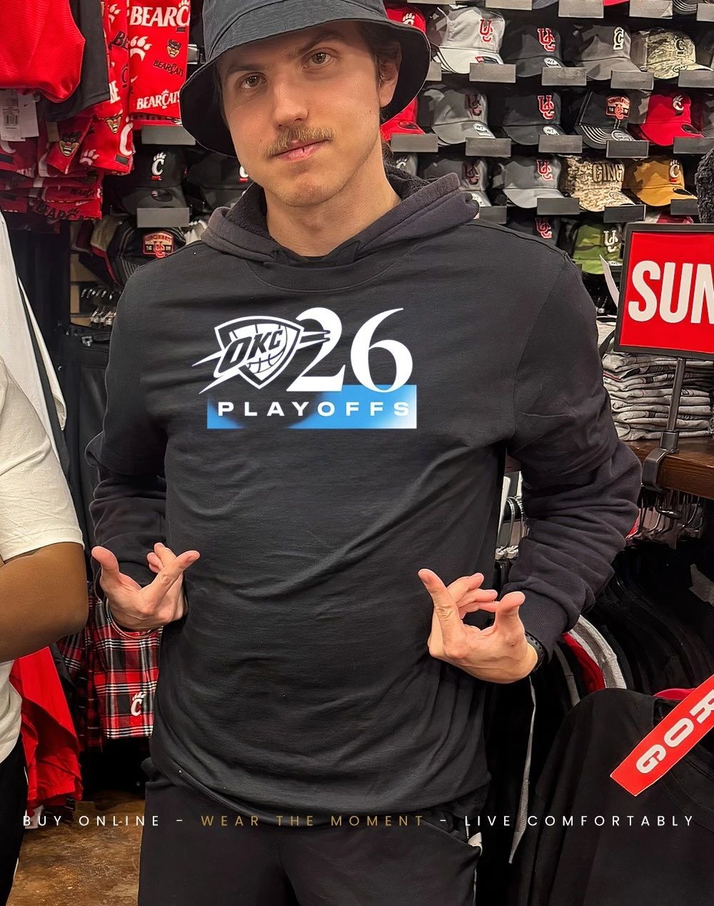 OKC Thunder 2026 NBA Playoffs Gradient shirt