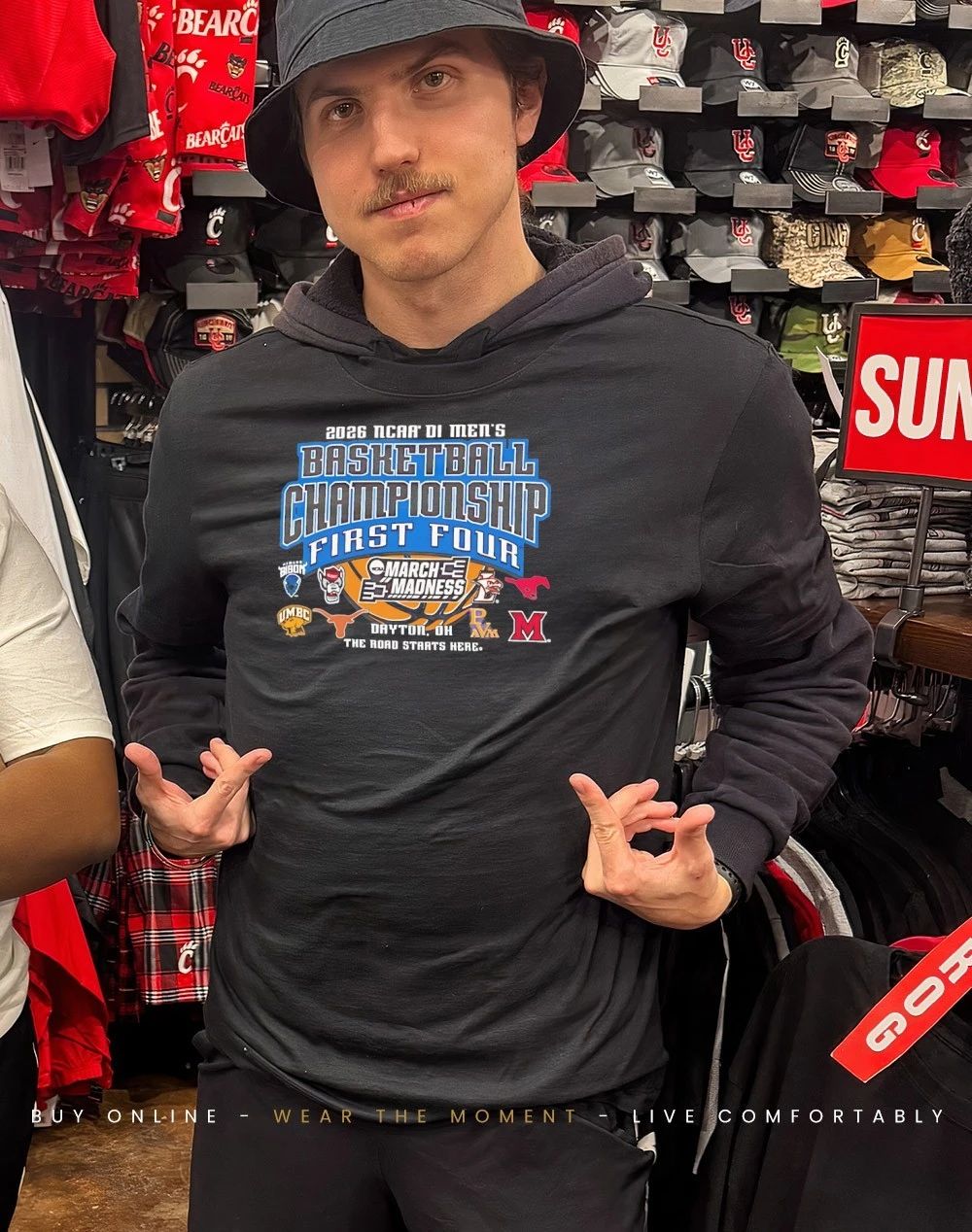 NCAA Division I Men’s 2026 March Madness First Four Dayton shirt