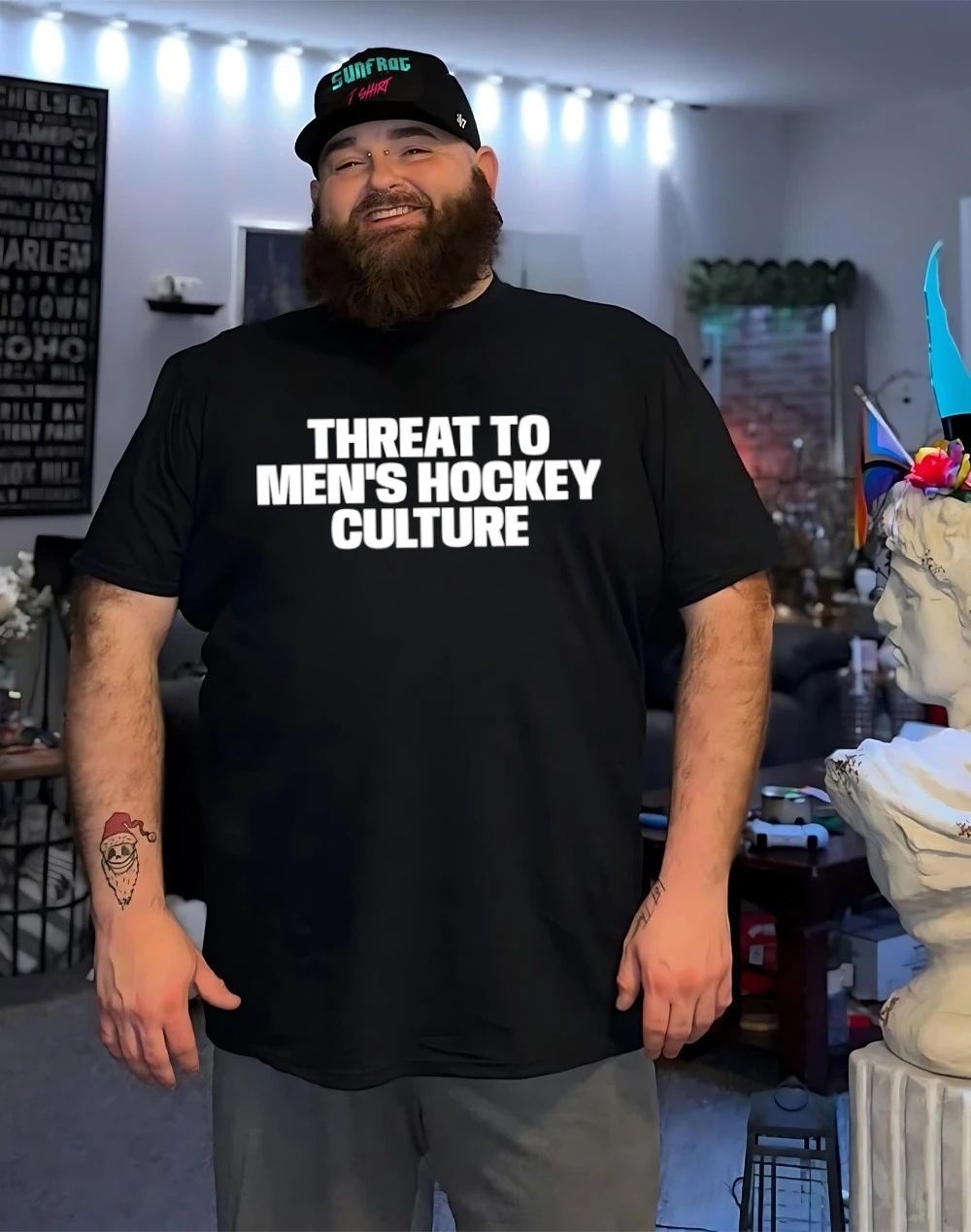 Threat to Men’s Hockey Culture Shirt