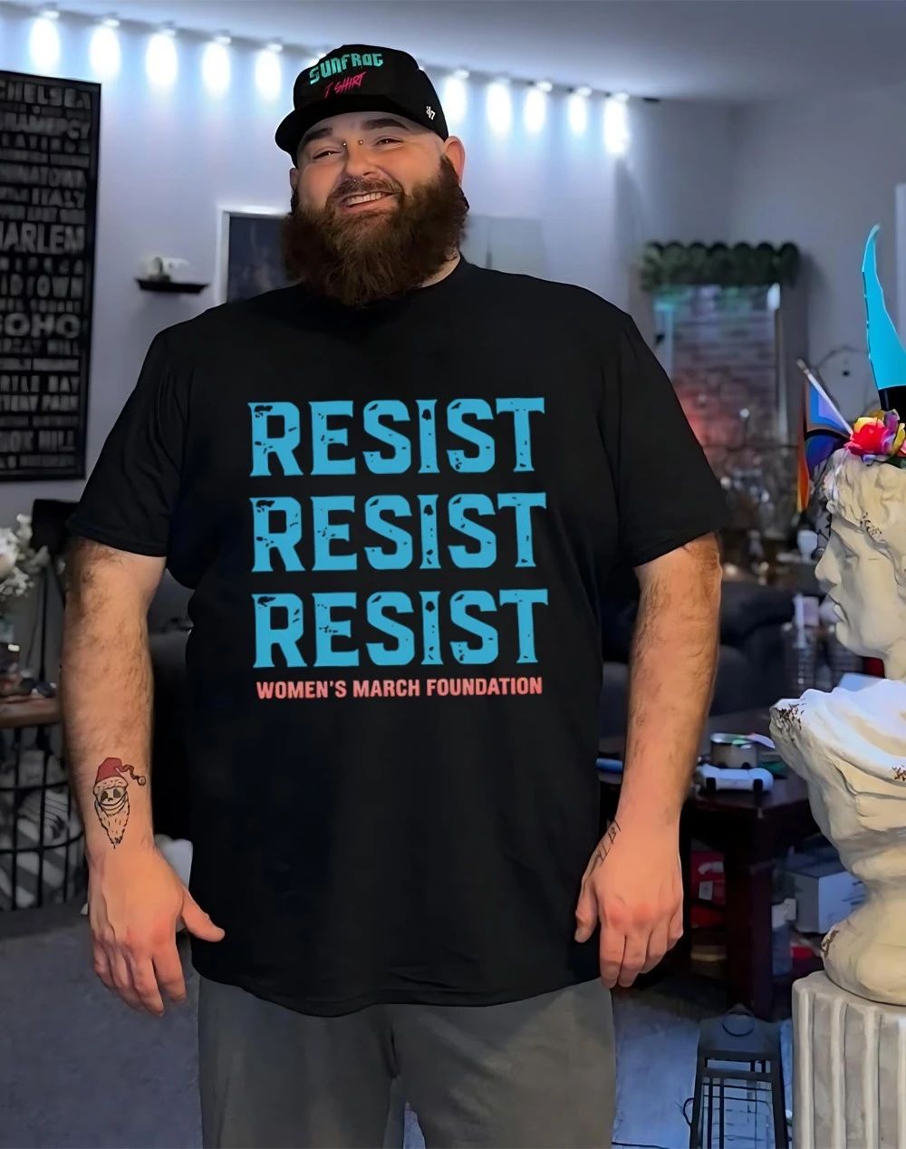 Dolores Huerta resist womens foundation shirt