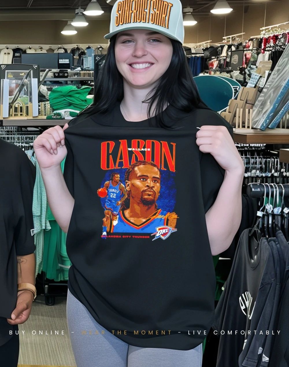 Cason Wallace Oklahoma City Thunder Dual signature shirt