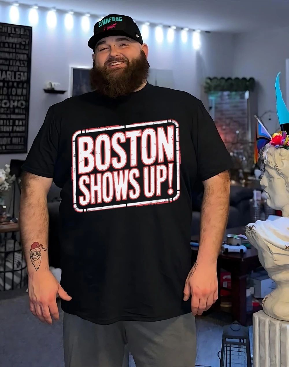 Boston Shows Up shirt