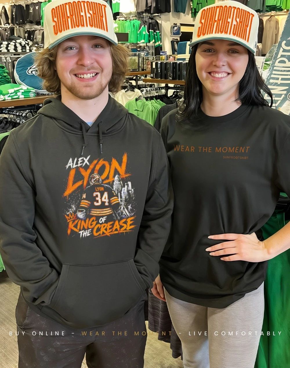 Alex Lyon King Of The Crease Shirt