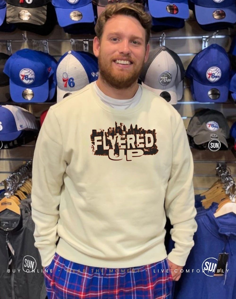 Flyered Up city skyline shirt