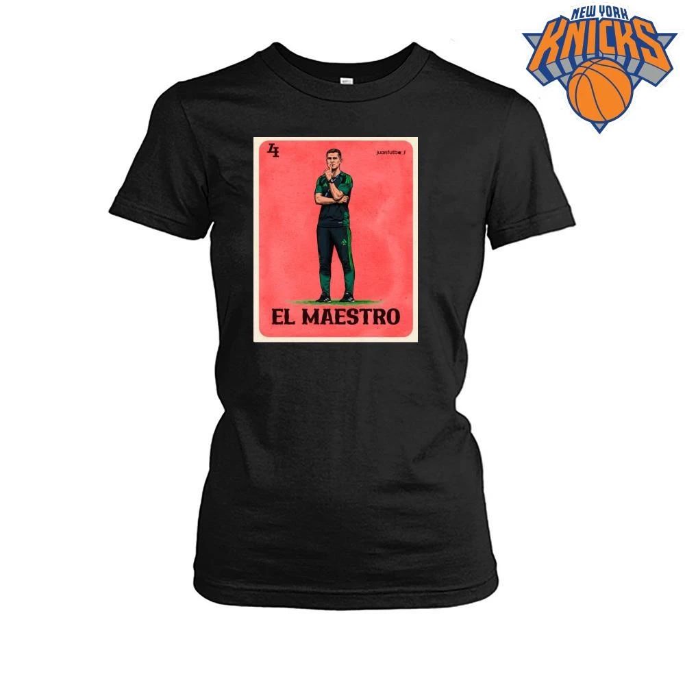El Maestro Mexico Football Coach Shush Celebration Loteria Graphic T Shirt