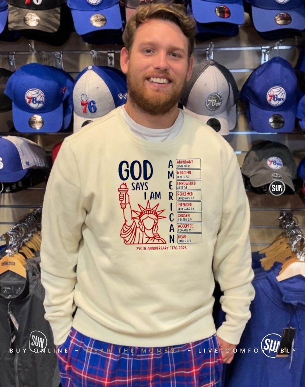 God Says I Am American 250th Anniversary 1776 2026 Shirt