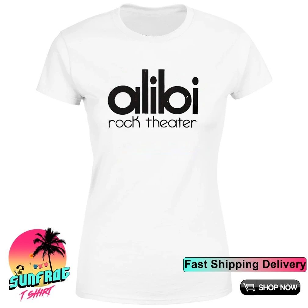 Alibi Rock Theater text shirt
