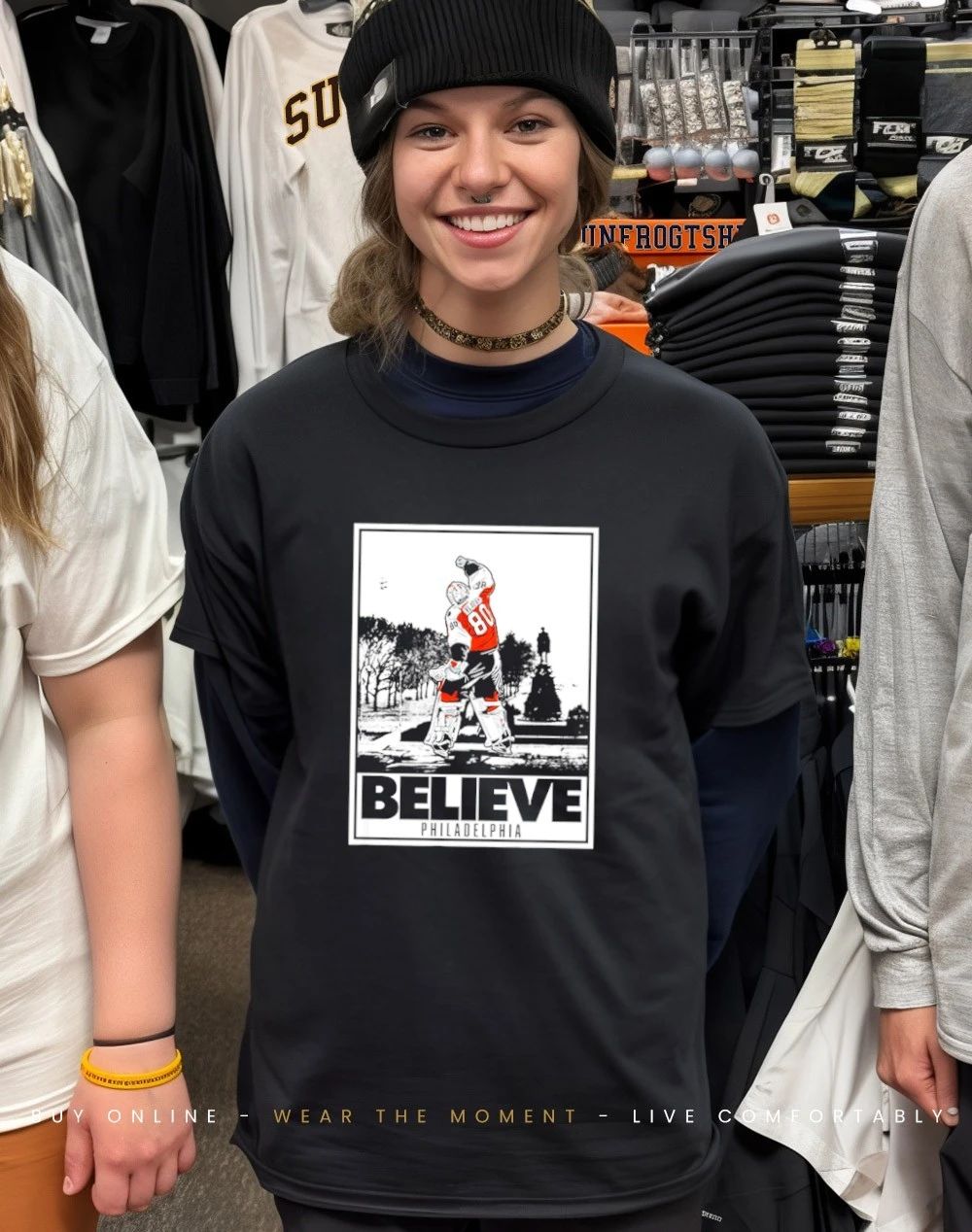 Philadelphia Flyers Dan Vladar Believe Poster shirt