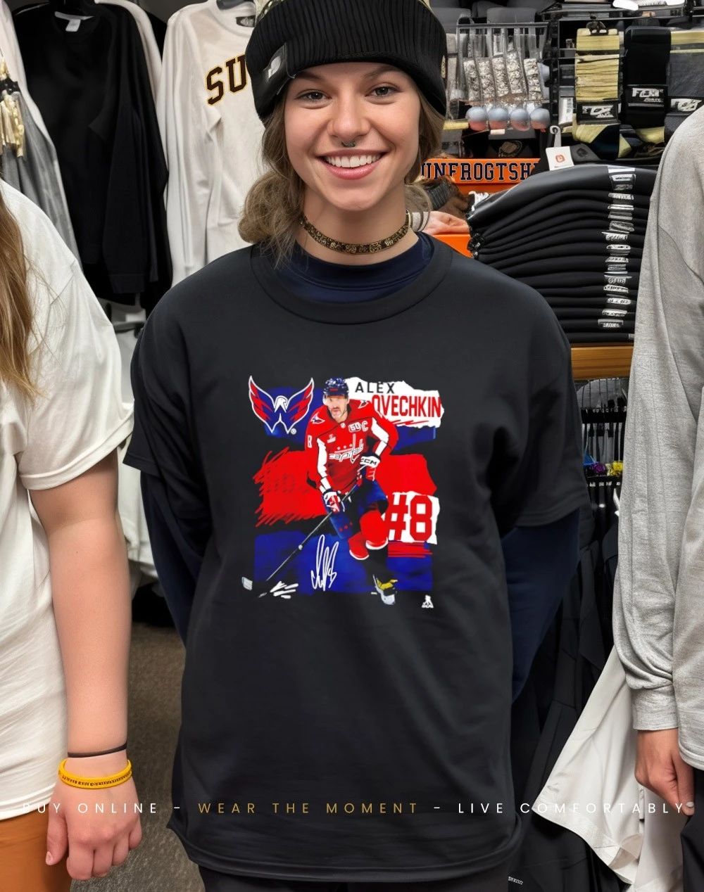 Alexander Ovechkin Washington Capitals Fresh Ice signature shirt