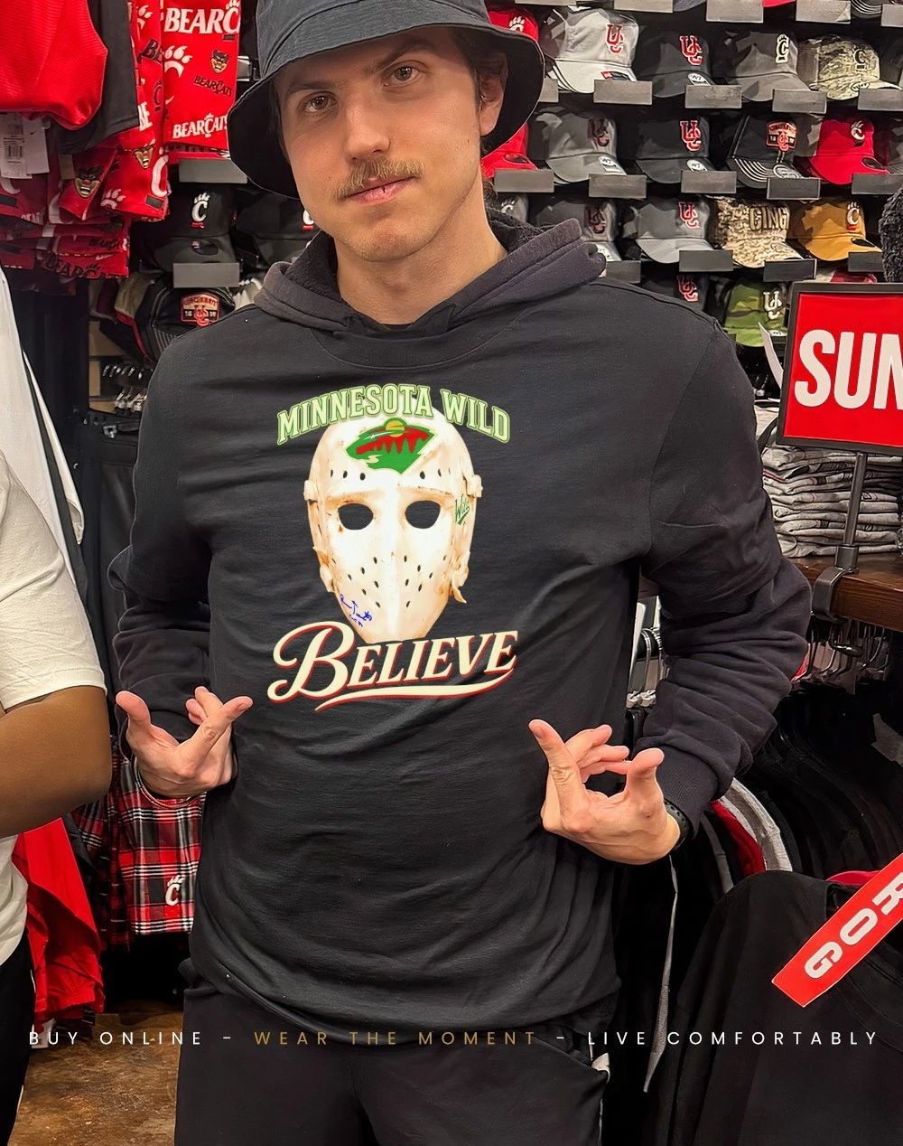 Believe Mask Minnesota Wild shirt