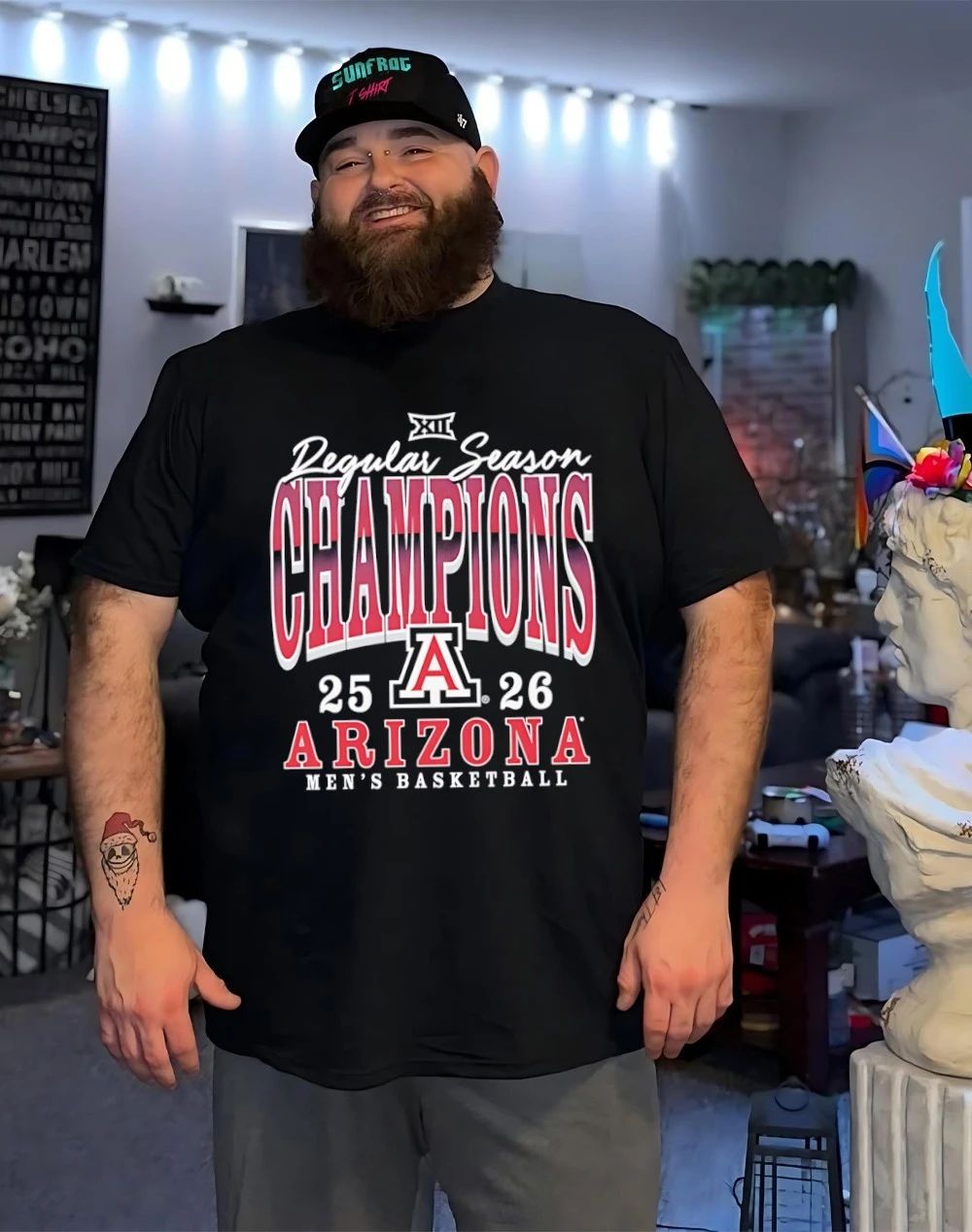Arizona Wildcats 2026 Big 12 Regular Season Champions shirt
