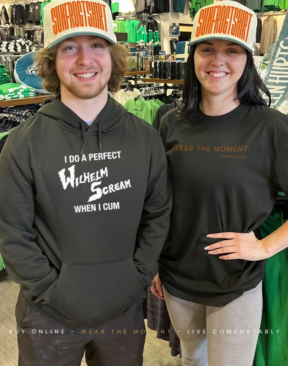 I Do A Perfect Wilhelm Scream When I Cum shirt