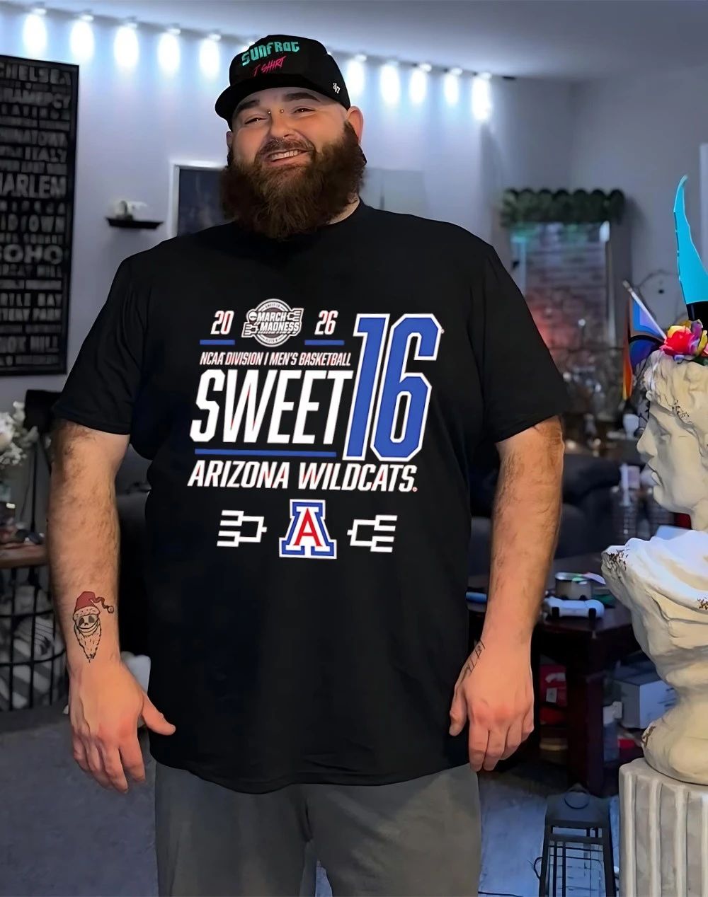 Arizona Wildcats 2026 NCAA March Madness Sweet 16 Bound shirt