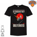 The Democratic Party Must Be Obliterated Anti Political Skull Shirt