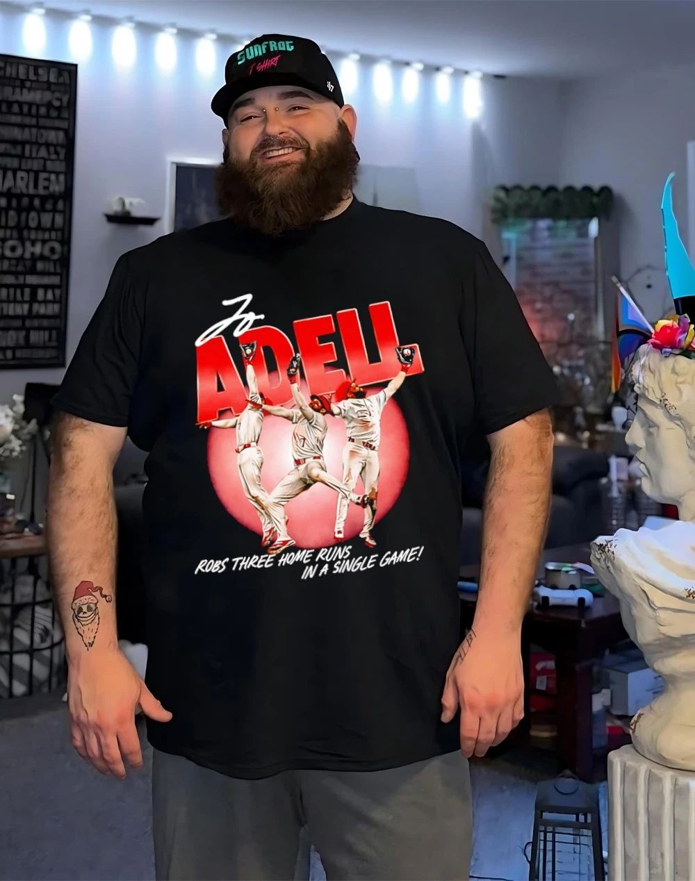 Jo Adell Los Angeles Angels Robbery NHL signature shirt