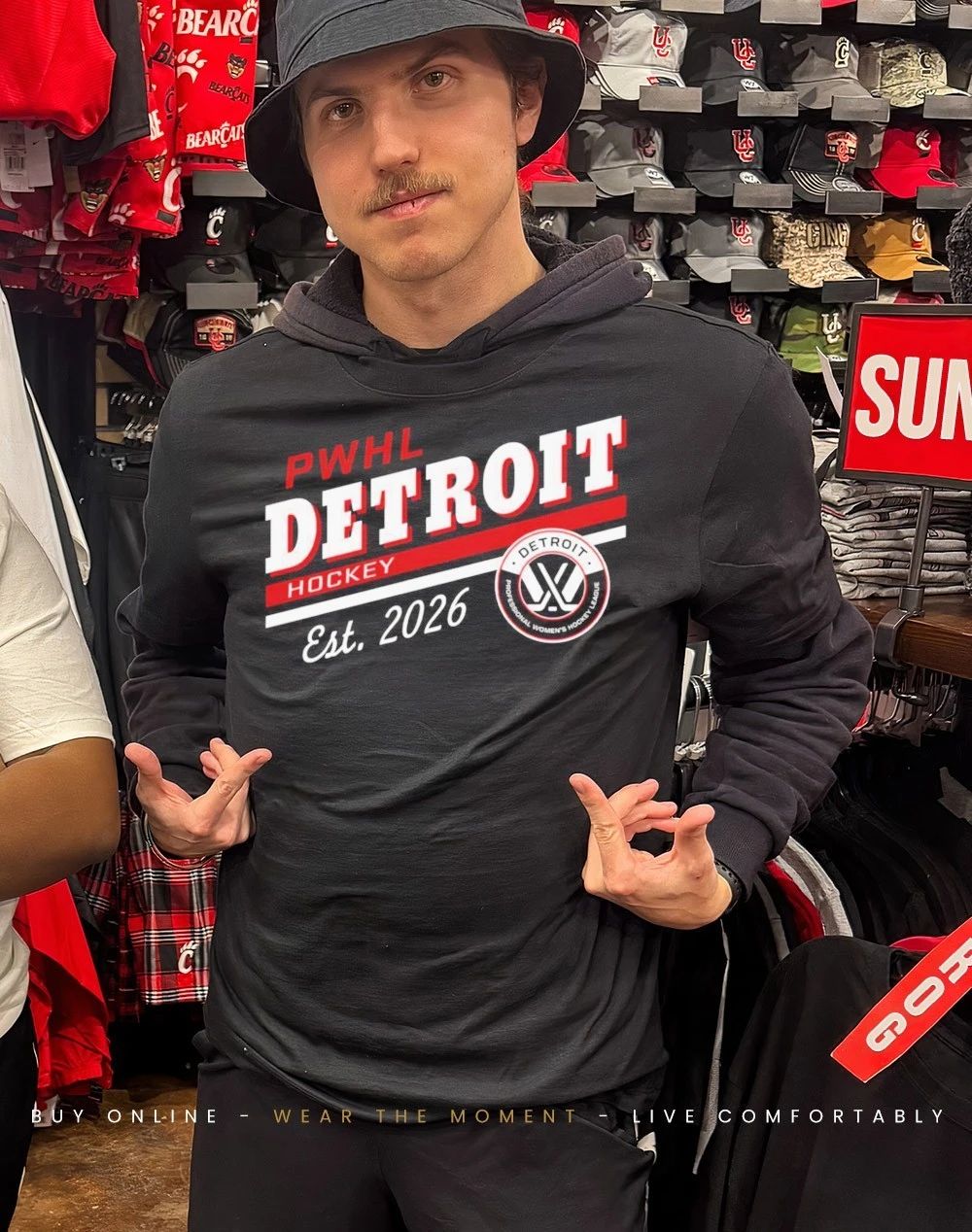 PWHL Detroit hockey est 2026 shirt